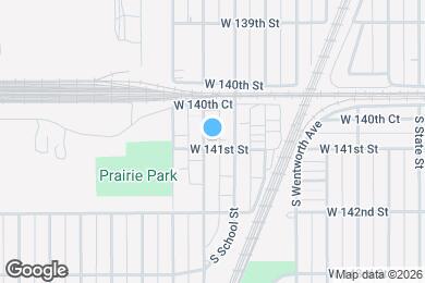 Map image of the property - 14047 S Tracy Ave