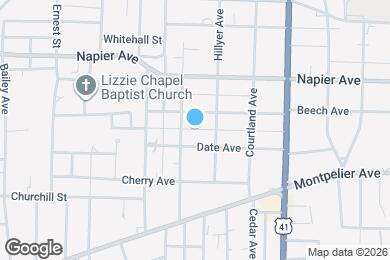 Map image of the property - 1250 Winton Ave