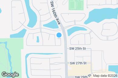 Map image of the property - 2432 SW 161st Ave