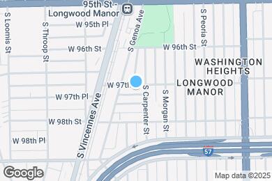 Map image of the property - 1043 W 97th St