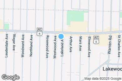 Map image of the property - 1426 Lakeland Ave