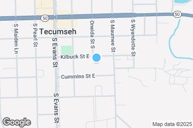 Map image of the property - Tecumseh Apartments