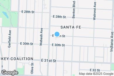 Map image of the property - 2623 E 29th St