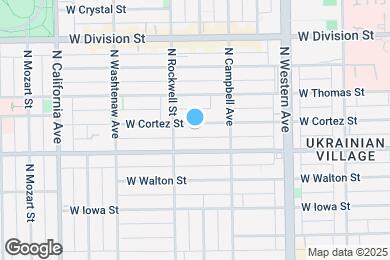 Map image of the property - 2539 W Cortez St