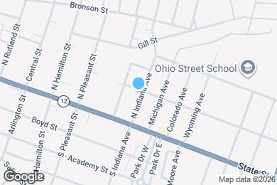 Map image of the property - 139 N Indiana Ave