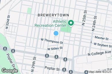 Map image of the property - 1325 N Marston St