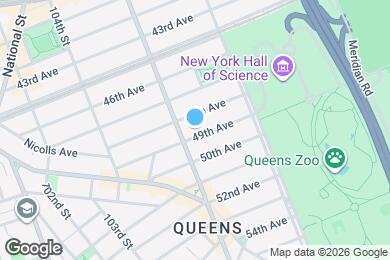 Map image of the property - 108-13 49th Ave