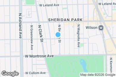 Map image of the property - 1318 W Sunnyside Ave