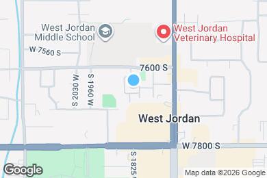 Map image of the property - 1809 W 7600 S