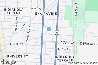 Map image of the property - 316 E 18th Ave