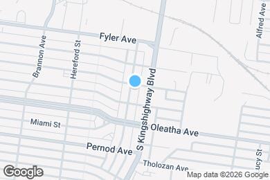 Map image of the property - 3406 Lawn Ave