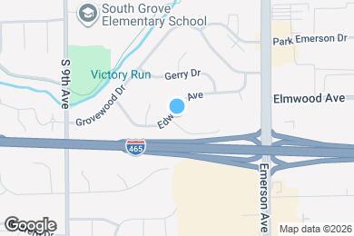 Map image of the property - 416 Ada Ln