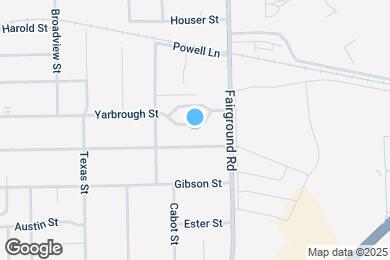 Map image of the property - 2128 Yarbrough St