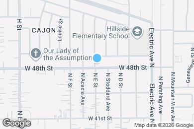 Map image of the property - 496 W 48th St