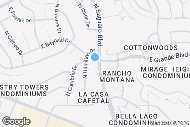 Map image of the property - 13826 N Saguaro Blvd