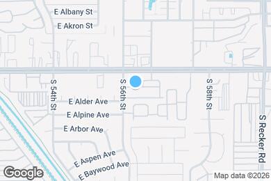 Map image of the property - 5627 E Adrian Ave