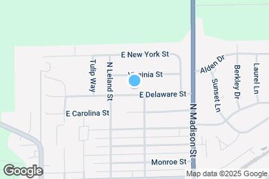 Map image of the property - 317 E Delaware St
