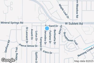 Map image of the property - 6209 Mercedes Dr