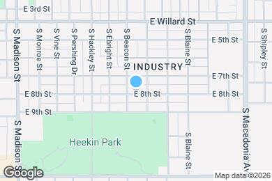 Map image of the property - 1112 E 8th St
