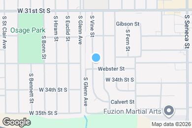 Map image of the property - 3368 S Vine St