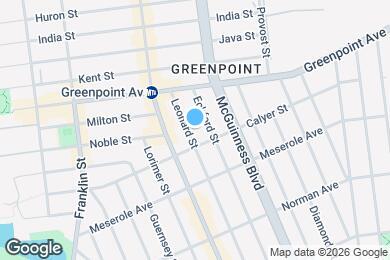 Map image of the property - 710 Leonard St