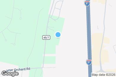Map image of the property - Delmar Orchard Apartments