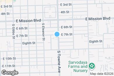 Map image of the property - 729 S Towne Ave