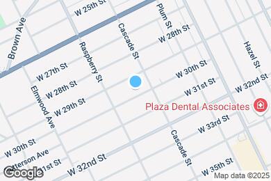 Map image of the property - 1026 W 30th St