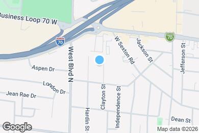 Map image of the property - 1001 Clayton St