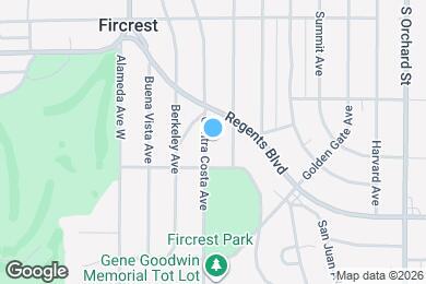 Map image of the property - 419 Contra Costa Ave
