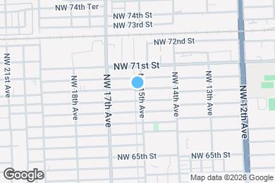 Map image of the property - 1500 NW 69th Ter