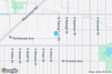 Map image of the property - 4415 W Tennessee Ave