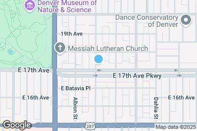 Map image of the property - 4305 E 17th Ave