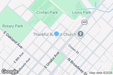 Map image of the property - 1311 E Holston Ave
