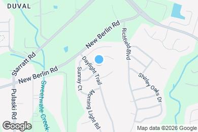 Map image of the property - 12810 Radiant Run Ct