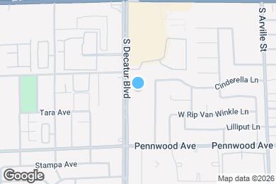 Map image of the property - 2800 S Decatur Blvd
