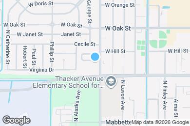 Map image of the property - Boca Palms Townhomes