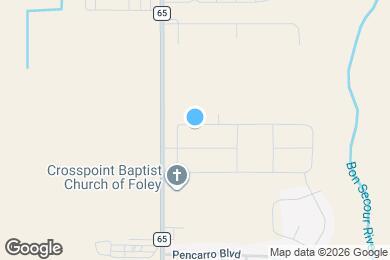 Map image of the property - 1036 Hayward Lp