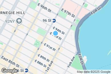 Map image of the property - 322 E 93rd St