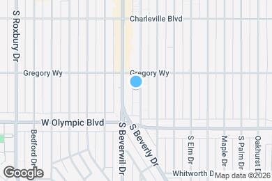 Map image of the property - 321 1/2 S Reeves Dr-