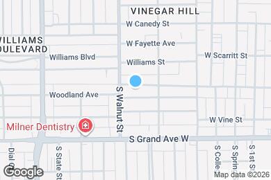 Map image of the property - 522 W Allen St