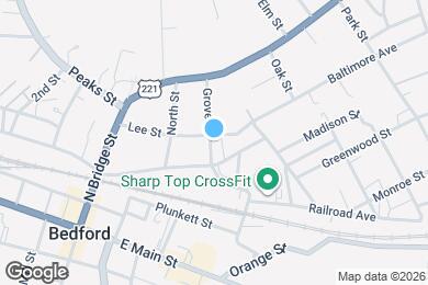 Map image of the property - 803 Grove St