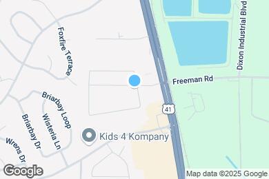 Map image of the property - 1603 Iris Walk