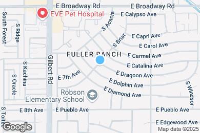 Map image of the property - 2203 E Dragoon Ave