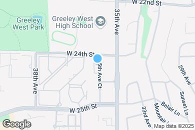 Map image of the property - 3550 W 24th St