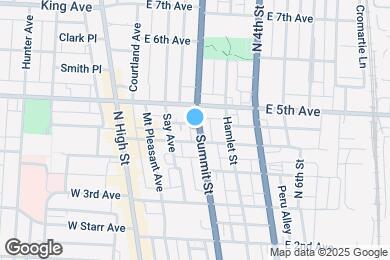 Map image of the property - 1151 Summit St