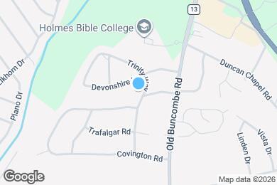 Map image of the property - 203 Trinity Way