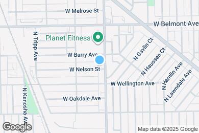 Map image of the property - 4008 W Nelson St