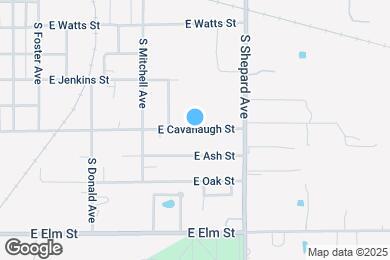Map image of the property - 1308 E Cavanaugh St