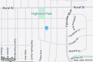 Map image of the property - 419 Roland Ave